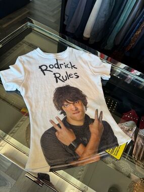 omighty ‘Rodrick Rules' White Photo Tee